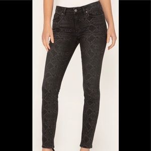 Miss me python snake print skinny jeans 🐍